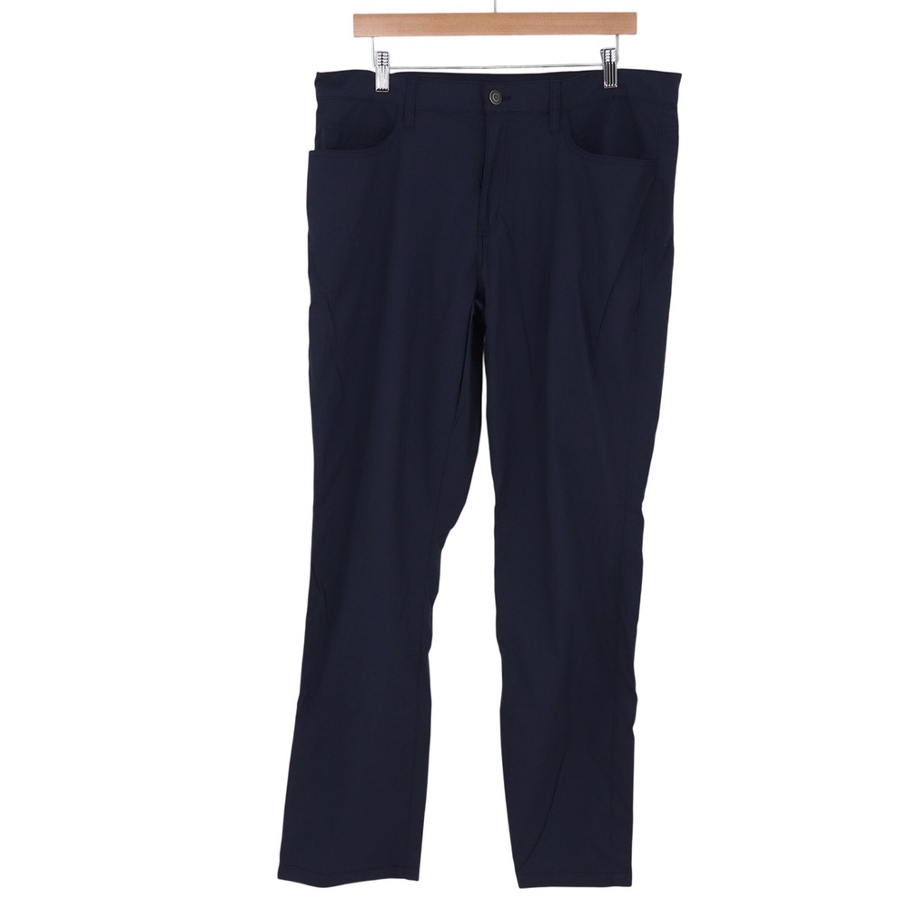 Goodthreads Pants Mens 36x32 Athletic Fit Navy Blue Tech Stretch Excellent